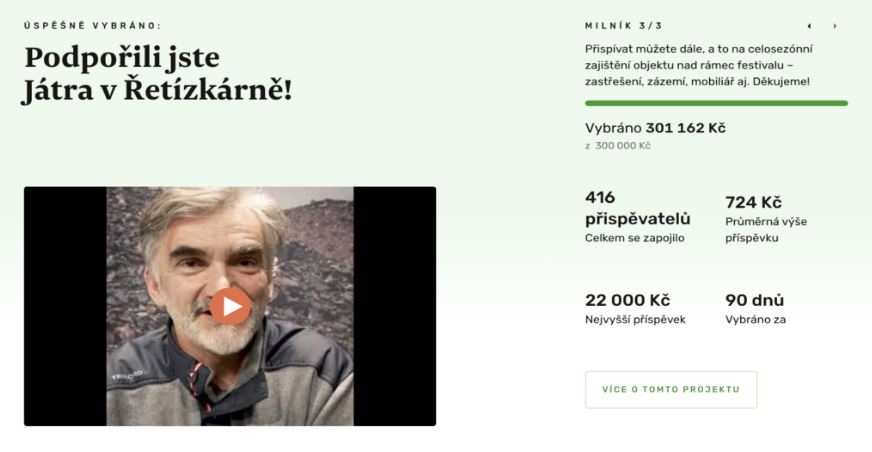 Úspěšná sbírka na Doniu